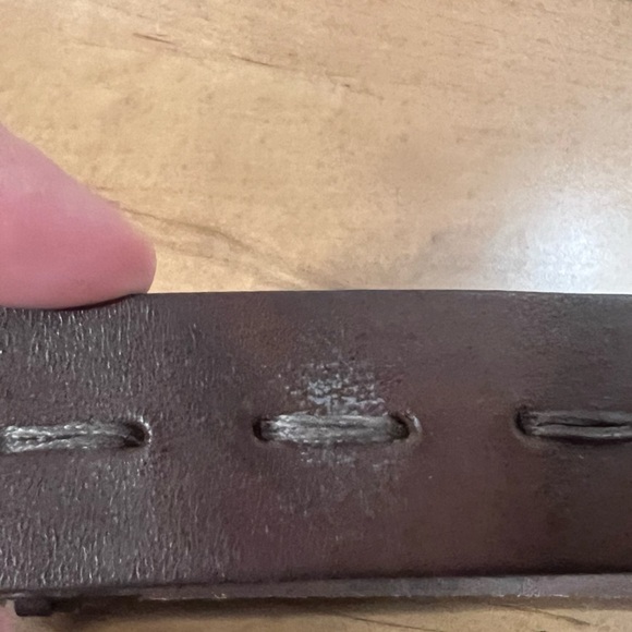 Vintage Roberto Piccinetti Genuine Italian Leather Beaded Belt Size Large - Picture 8 of 8